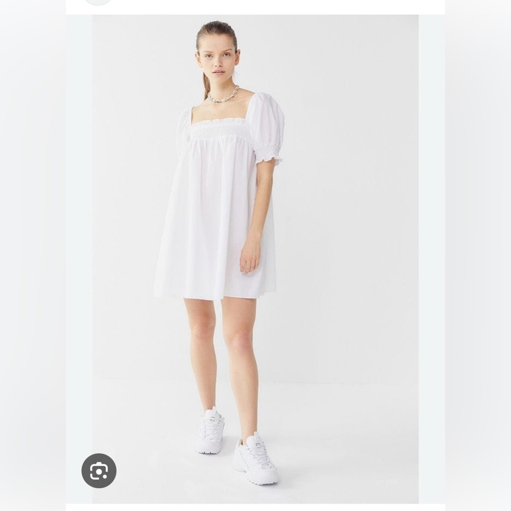 FLASH SALE! Urban Outfitters UO White Puff Sleeve Mini Dress